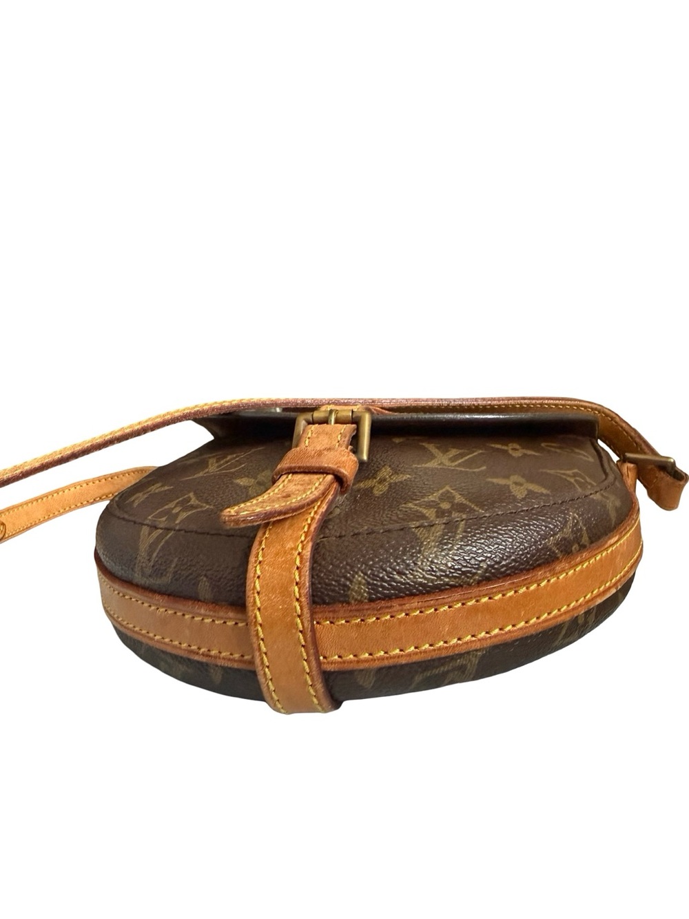 Louis Vuitton Vintage Chantilly Monogram Canvas Crossbody Saddle Bag - Picture 6 of 17